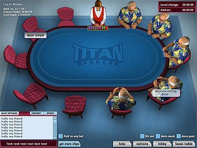 table Titan Poker